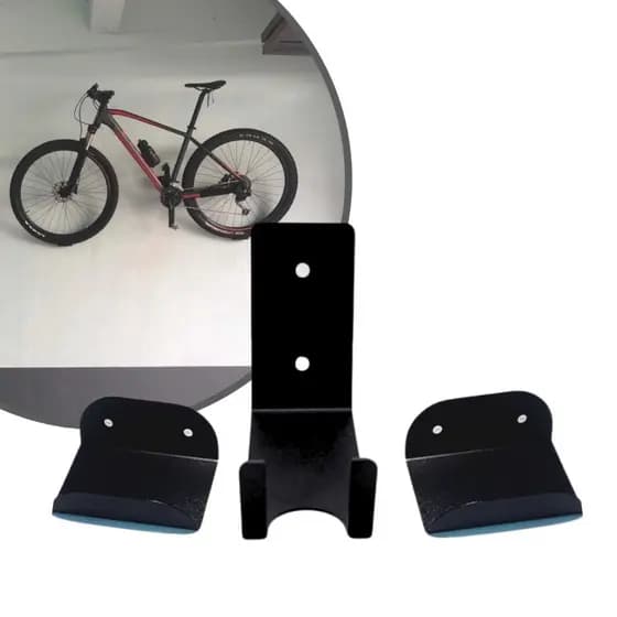 Kit 2 Suporte de Parede Para Bike, Bicicleta MTB ou Speed Reforçado