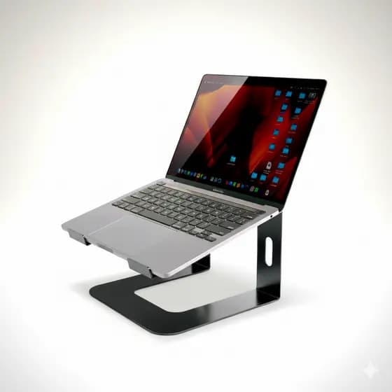 Suporte Ergonômico de Mesa para Notebook/Laptop/MacBook 14 a 17 Pol - Evita Dor e Melhora Postura
