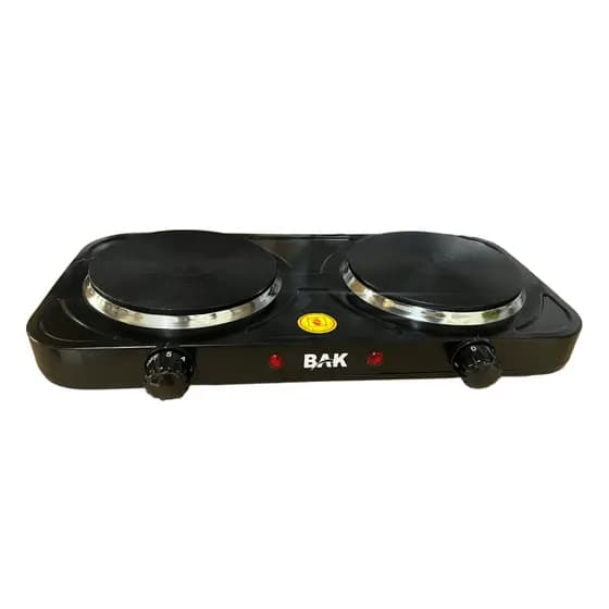 Fogareiro Elétrico 2 Bocas 127V-220V Cooktop Indução 2000w Preto