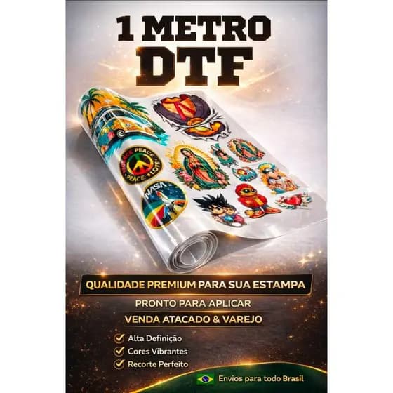 Impressão DTF Textil Para Tecidos Alta Qualidade i3200 Envio Imediato