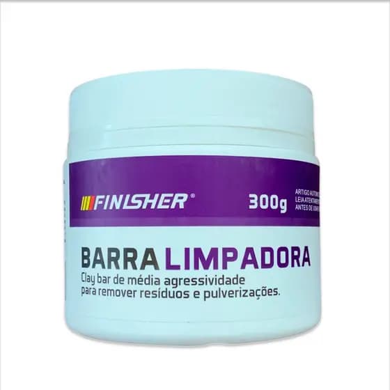 Barra Limpadora Clay Bar - Finisher (Pote 300g)