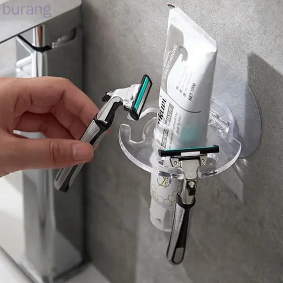 Suporte/Porta Escova De Dentes/Para Barbeador/Banheiro/Gancho De Parede burang XL3279