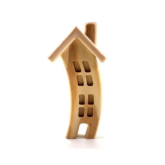 Casinha de Mesa em Madeira Pinus Ref. 3 – Decoração Farmhouse para Quarto de Bebê