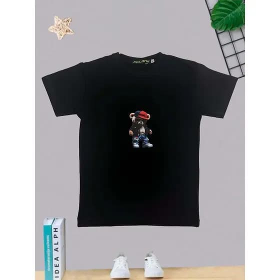 Camiseta em Algodão Infantil Juvenil Estampas Aleatórias