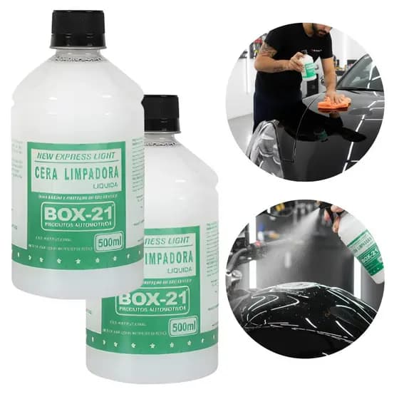 Kit 2 Ceras Líquida Pós Lavagem New Express 500ml Box 21