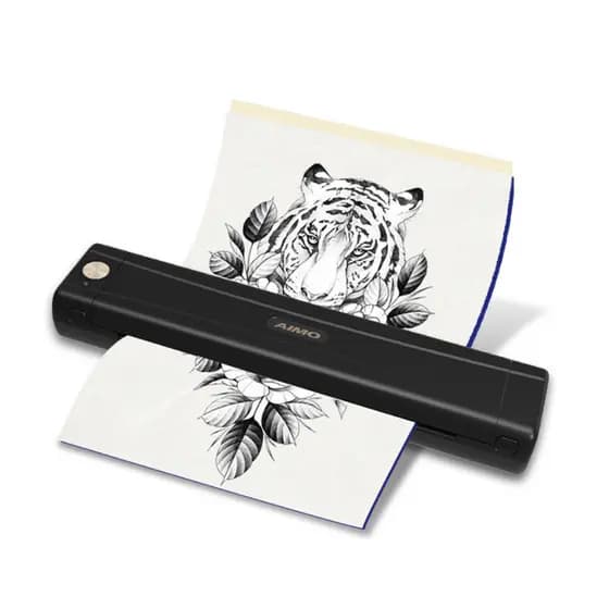 Impressora Térmica de Tatuagem AIMO M08E-WS Android iOS Windows