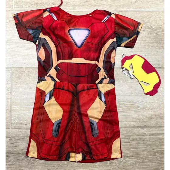 Fantasia Infantil Homem de Ferro 2 a 8 anos