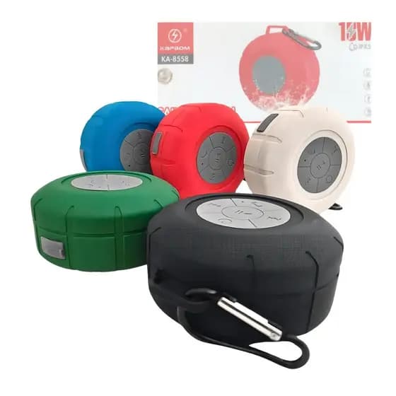 Mini Caixa de Som Bluetooth Color À Prova D'agua 10W com Alça Transporte Kapbom KA-8558