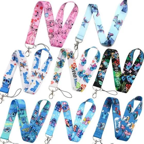 Cartão de identificação do celular Blue Planet Cartoon Cartão de identificação do telefone celular Lanyard Tag Chaveiro do pescoço suspenso