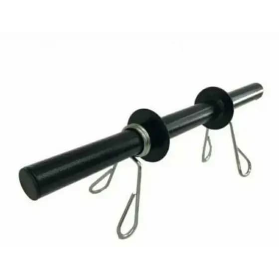 Barra oca 40cm musculação exercícios anilhas com presilhas musculação atividade física