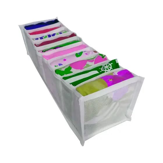 Colmeia Organizadora Tamanho P feita em TNT 10x11x37cm para calcinhas