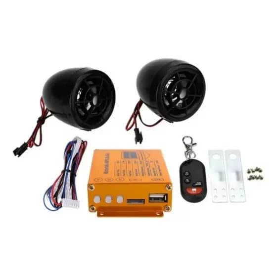 Super Caixa de Som Para Moto alarme Anti-RouboBluetooth pendrive Fm