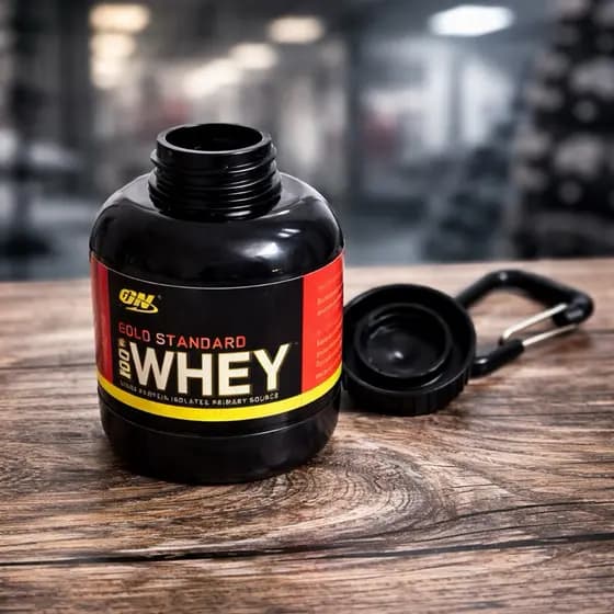 Porta Suplemento Portátil 100ml Recipiente Hermético para Whey, Leakproof, Compacto e Leve para Academia e Viagem