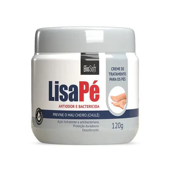 Creme Hidratante Lisa Pé Antiodor 120g