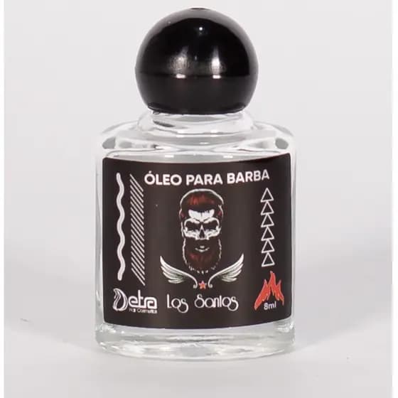 Óleo para Barba 8ml Los Santos Hidrata sem Deixar Oleosa Linha Masculina