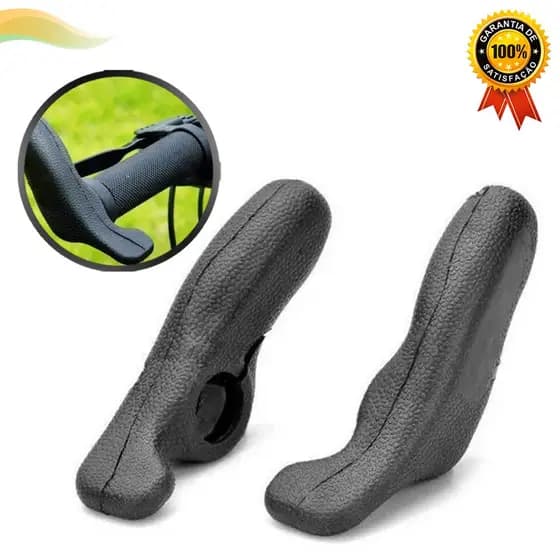 Bar End Ergonomico Para Guidao Bike Bicicleta Ciclismo Emborrachado Mtb