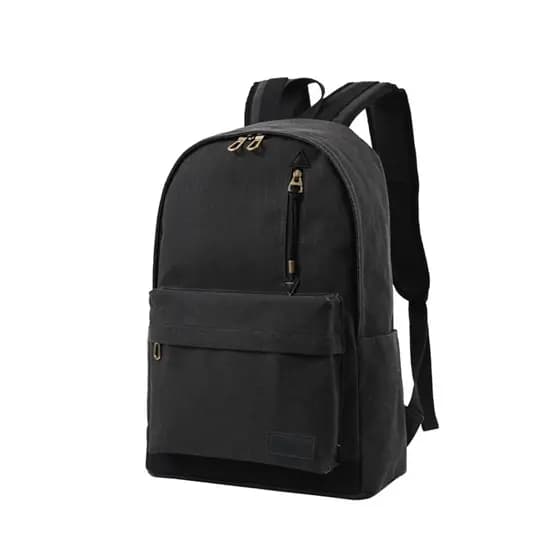 Mochila bolsa em lona escolar casual trabalho masculino/feminino