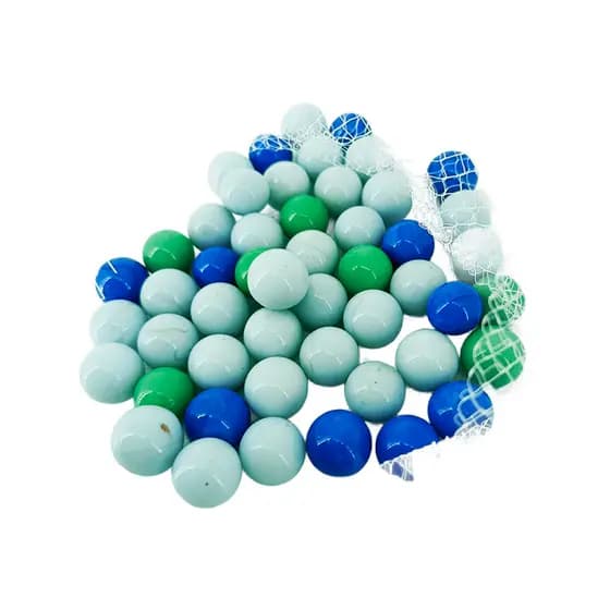 Kit 50 Bolinhas Bola de Gude De Vidro Coloridas Várias Cores Coleção Clássicas Decoração