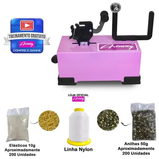 Máquina De Fazer Laços Pet Anilha Elástico Linha