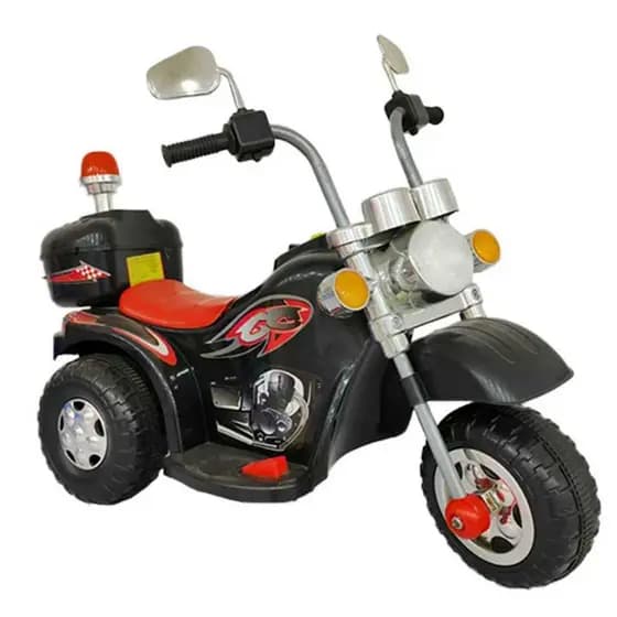 Mini Moto Elétrica Infantil Guardian X 6V, Bang Toys, Com Rodinhas, Recarregável, Luzes LED, Som