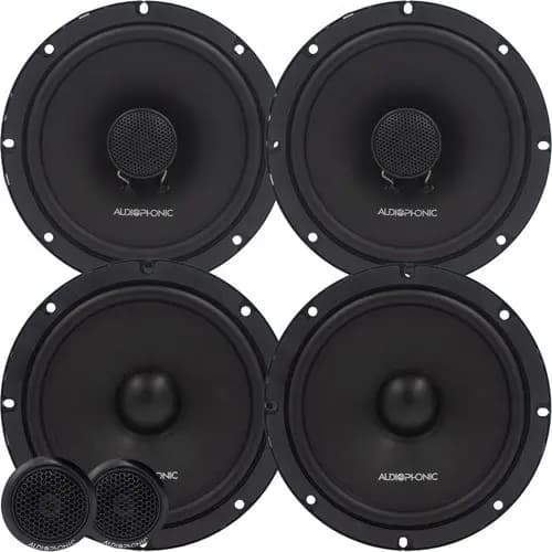 Kit 2 Vias Kn 650 + Coaxial Audiophonic Cn 650 Need 6 Polegadas 220w