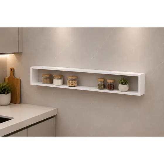 NICHO 1,20X15X15 (INTERNO LIVRE 12 CM) SALA, QUARTO, BANHEIRO E DECORAÇÃO COZINHA, ESCOLA