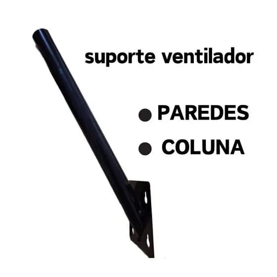 Suporte de Parede para Ventilador de Pé Coluna Vertical - Suporte Universal para Ventilador 3 velocidades