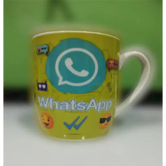 Caneca Porcelana Whatsapp Redes Sociais Estampa Exclusiva