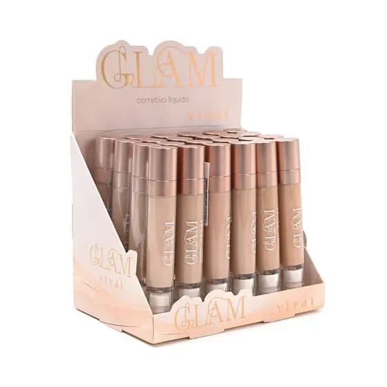 CORRETIVO LIQUIDO GLAM VIVAI SORT.1 BOX C/24 UNID CÓD.2412