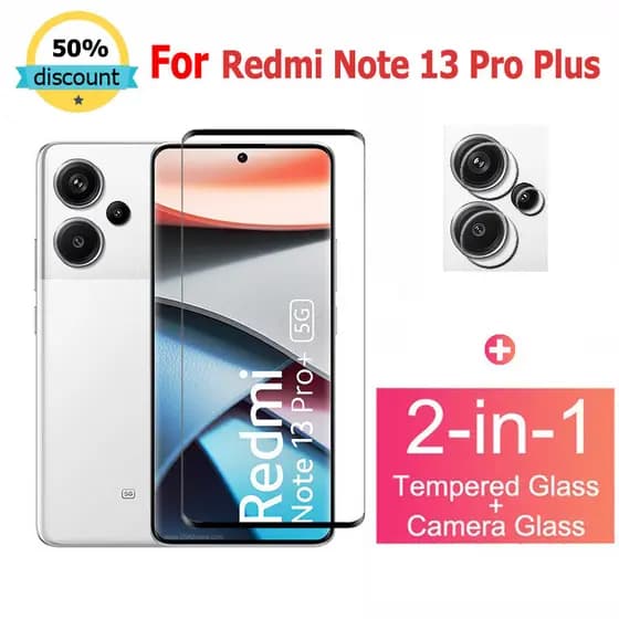 película Redmi Note 13 Pro Plus Protetor De Tela De Vidro Temperado Para Xiaomi 14 POCO M5s C65 M6 X6 5G Redmi 13C 12C 12 A2 Com Câmera