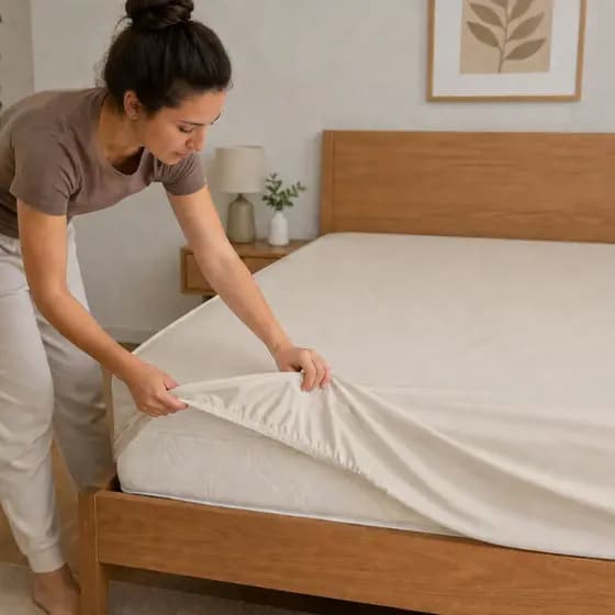 Lençol Avulso Queen Size Forro de Cama Com Elástico 100% Algodão Percal 200 Fios