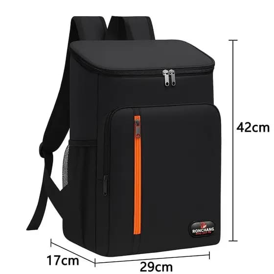 Mochila Térmica Cooler Capacidade 18L Impermeável Portátil Piquenique Quente Frio