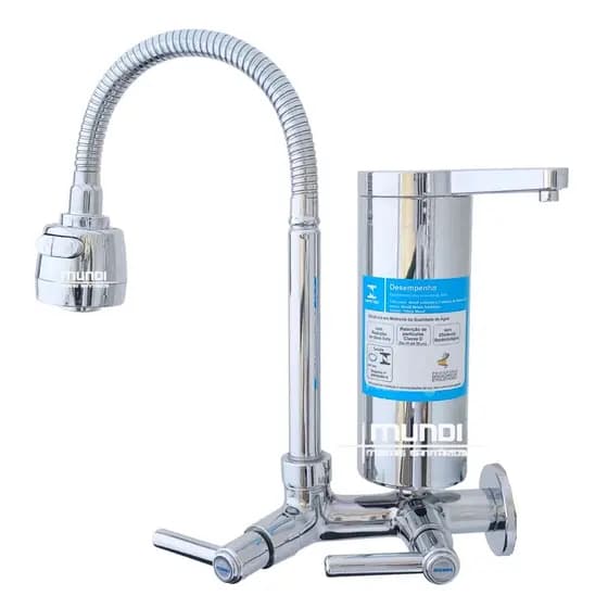 FILTRO PRÓ SAÚDE - 8161 C80 - Torneira BICA MÓVEL COM FILTRO PRÓ SAÚDE COPO FINO - COZINHA PAREDE
