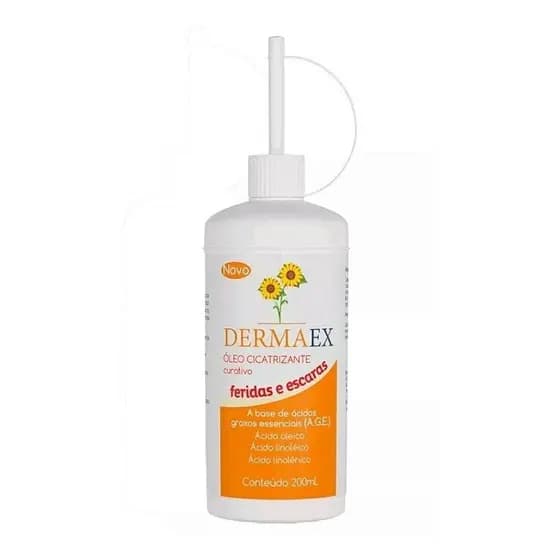 Óleo De Girassol Cicatrizante 200ml Dermaex