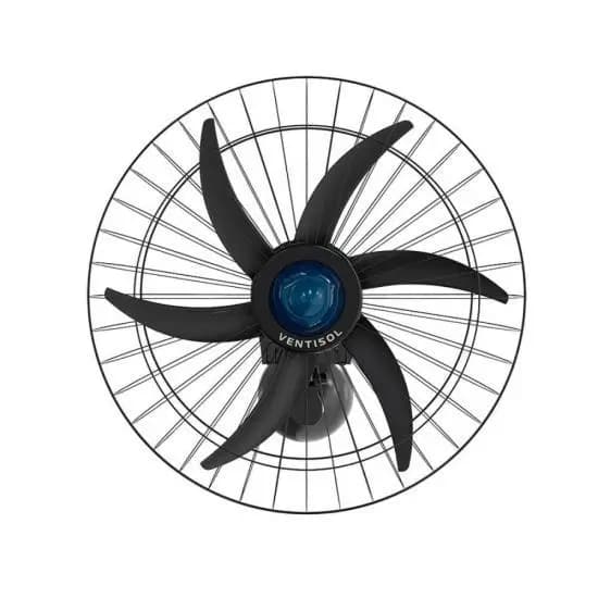 Ventilador De Parede 60cm Falcon Preto 230W
