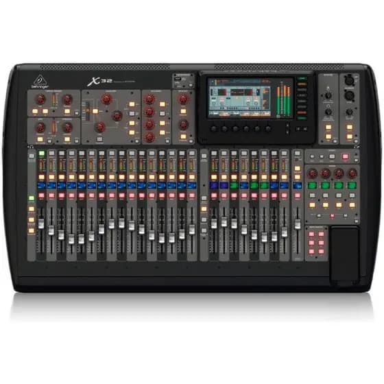 Mesa De Som Digital X32 Behringer Profissional 32 Canais 16 Saídas