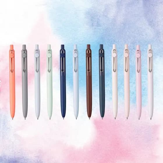 Caneta Zento Ponta 0.7mm Corpo Cores Variadas Tinta Preta - Uni