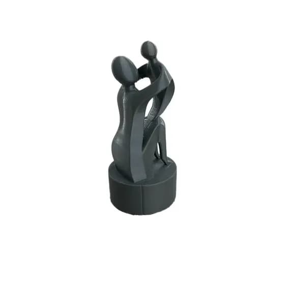 Escultura Mãe e Filho – Decoração Afetiva Impressa em 3D