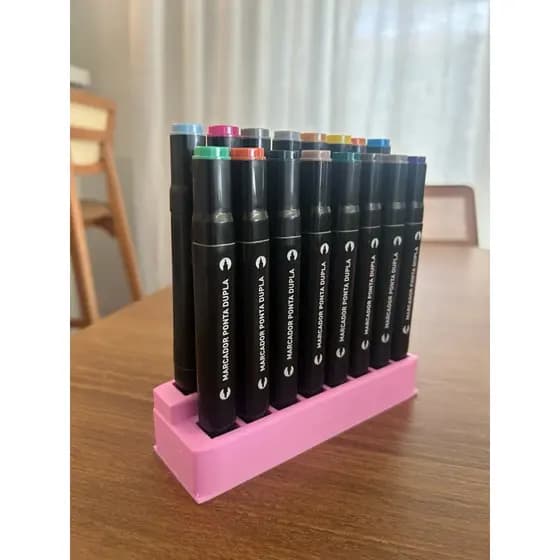 Suporte Organizador para Marcadores / Canetinha Dupla Ponta – Porta Canetas