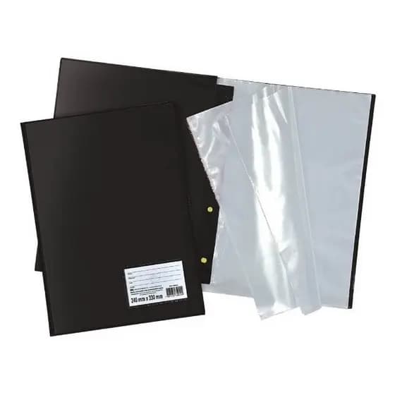 Kit 10x Pasta Catálogo 50 Plásticos A4 Dac Organizadora Tradicional Hinos Documentos