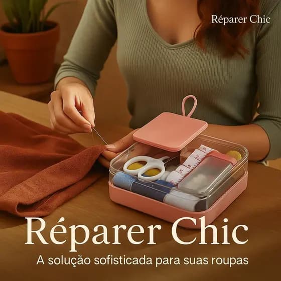 Kit Costura Completo Portatil Multifuncoes Compacto Resistente Sortido