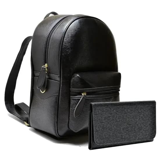 Bolsa De Costa Feminina Couro + Carteira Media Porta Cartao