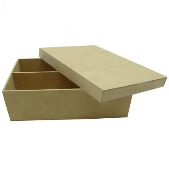 Caixa Box Mini Chandon 1 Taça De Mdf Cru - Tamanho: 22 X 15 X 8A - com divisória
