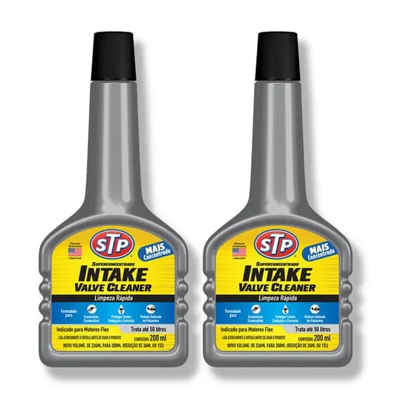 Aditivo Limpeza de Valvula INTAKE VALVE CLEANER 200ML STP 2 unidades