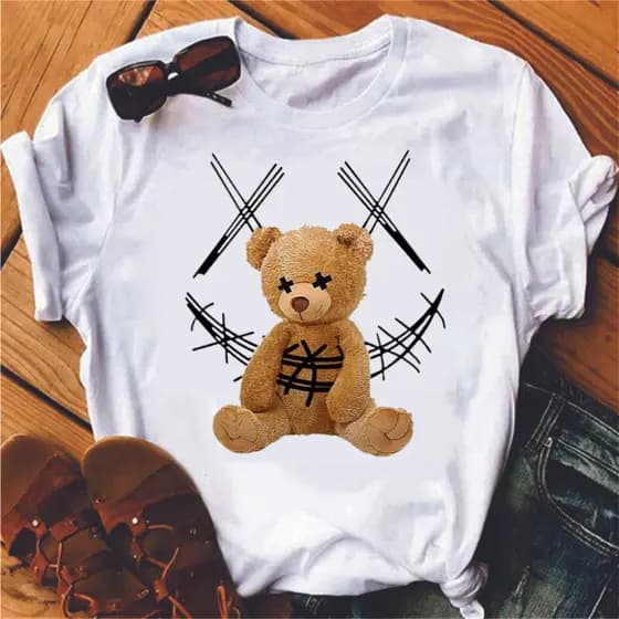 Camisetas Lindas T-shirts Estampadas Femininas Blusas