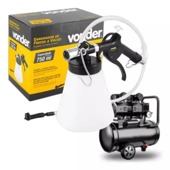 Pistola Para Sangria De Freio Automotivo 750ml Pneumático