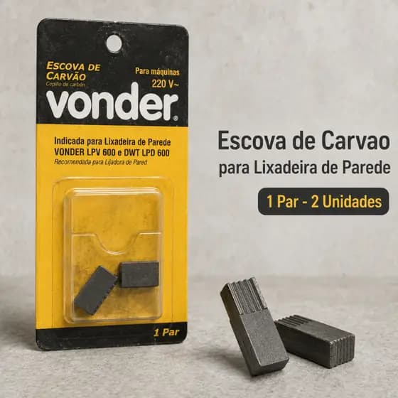 Escova de Carvão Lixadeira de Parede Vonder