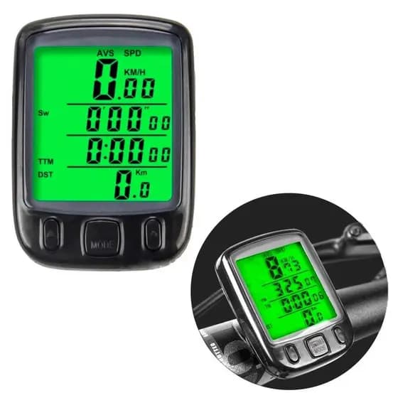 Velocimetro Ciclocomputador Com Fio Para Bicicleta Visor Digital Com Luz Noturna Para Ciclismo Resistente A Agua Mtb