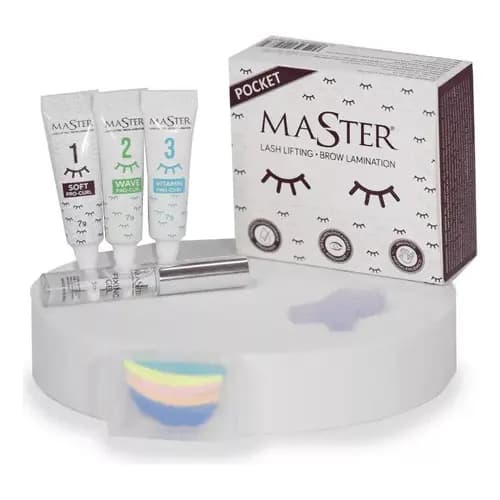 Kit Lifting De Cílios Master Pocket 7g Lash Lifting E Brow