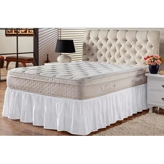 Saia Para Cama Box Universal (Solteiro, Casal, king e Queen)